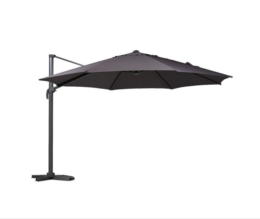 Umbrela aluminiu "Ronda", 400 cm, gri