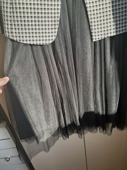 Платье с жилеткой