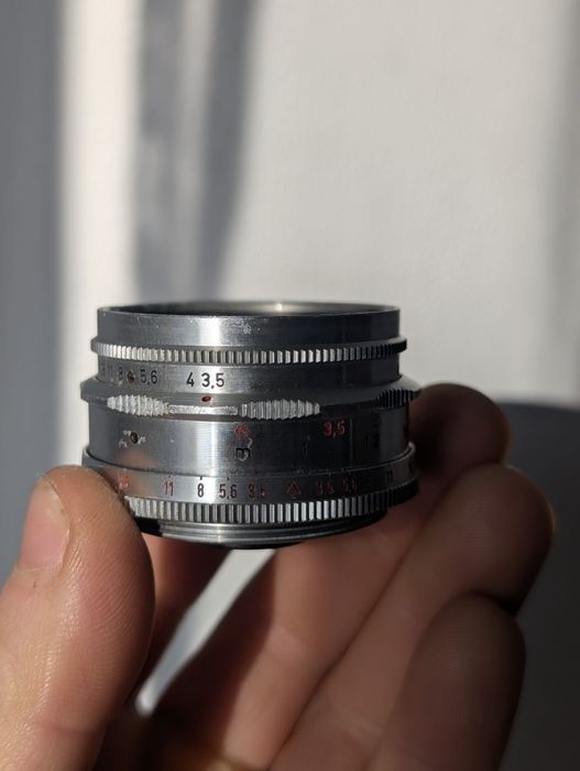 Obiectiv cameră vintage  Staeble-Lineogon de 35mm.