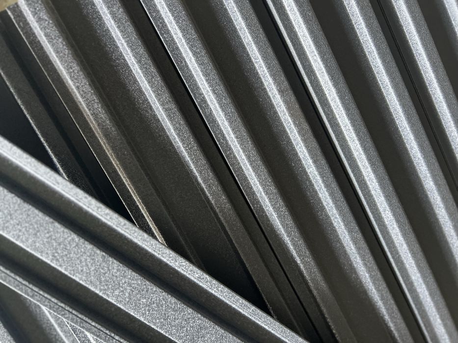 Șipcă Metalică Gri Antracit RAL7016 gri antracit fălțuită Gard Fațadă