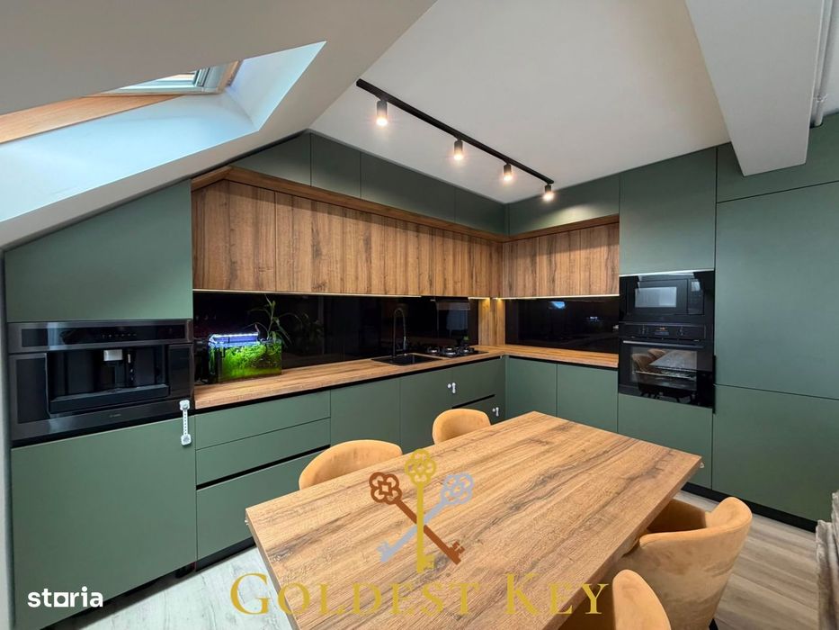 Apartament calitativ cu 3 camere, 2 bai, balcon, 2 garaje