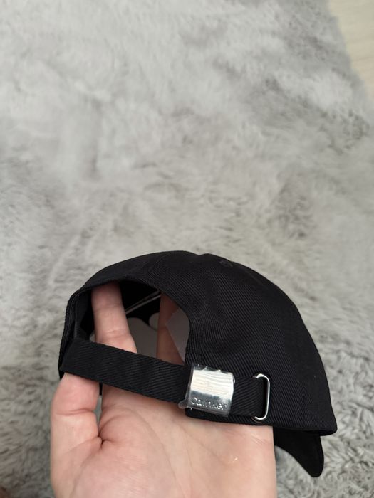 Calvin Klein sapca unisex neagra cu logo mic metalic noua originala