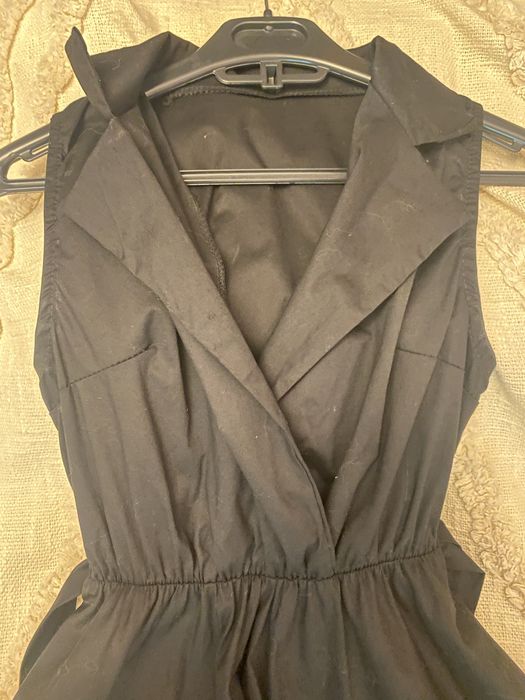 Rochie de vara, neagra, midi