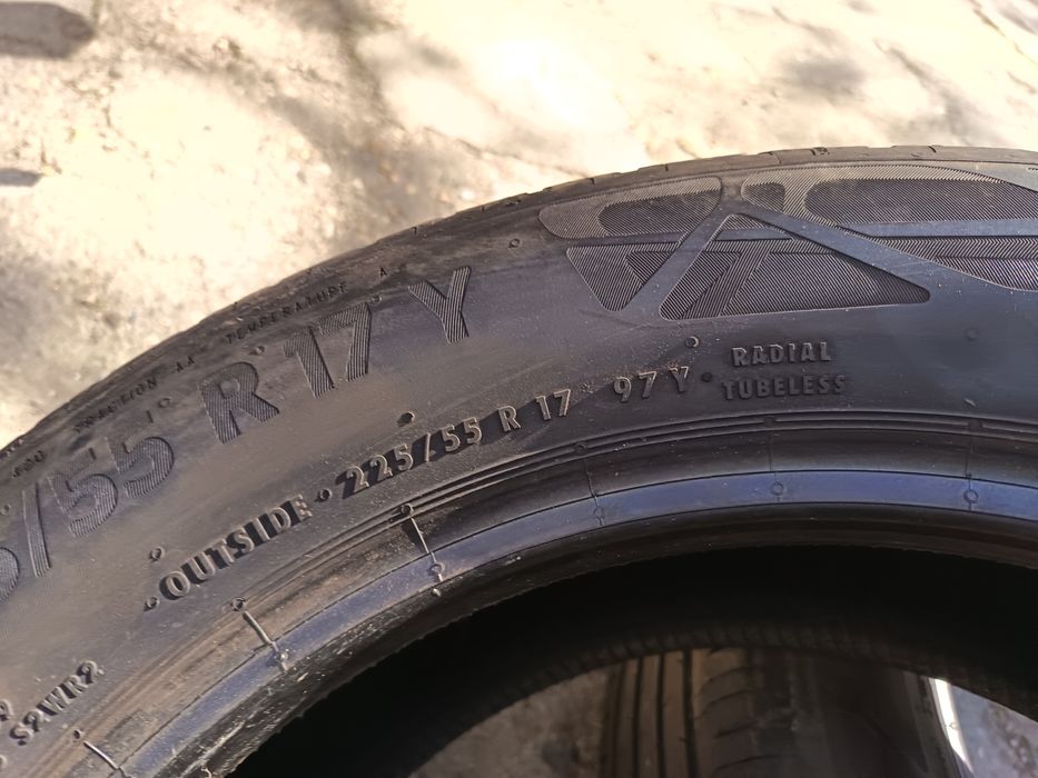 Anvelope vara 225 55 17 continental 2022 și 2023 +5mm
