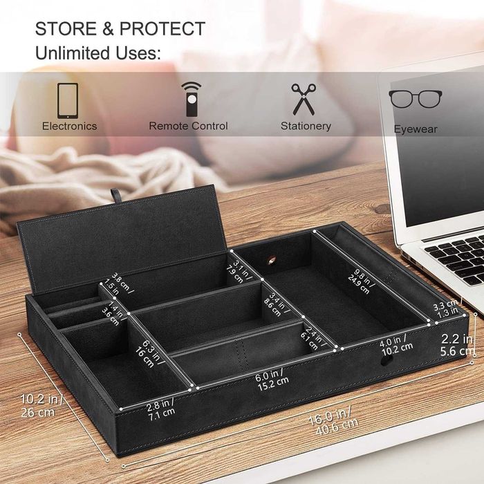 SITHON Настолен органайзер за бижута Valet Tray - 8 отделения