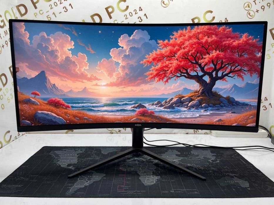 Monitor PIXEL 34 180hz CURVED "VA" / Arzon manitor lar bor yana