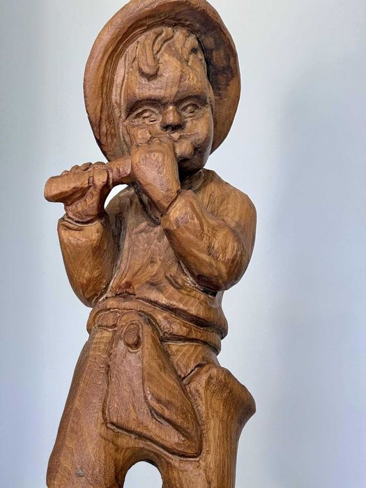 Винтидж фигурка дърворезба