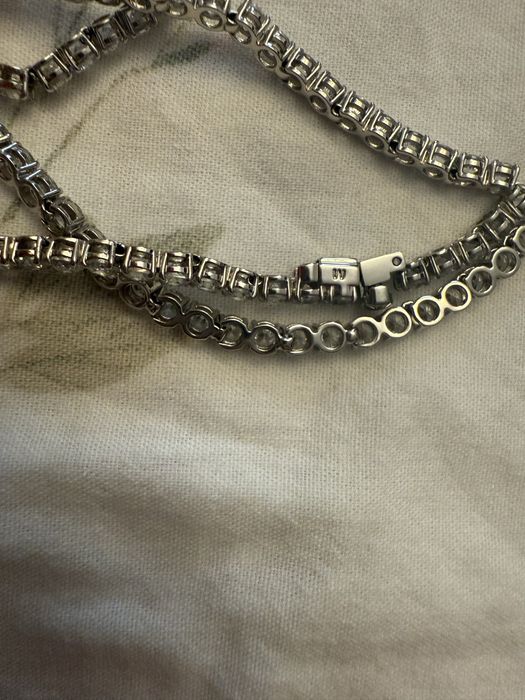 Swarovski тенис колие и обици сет