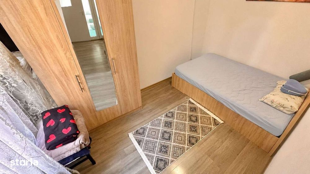 Apartament 2cam etaj1, centrala proprie, mobilat si utilat