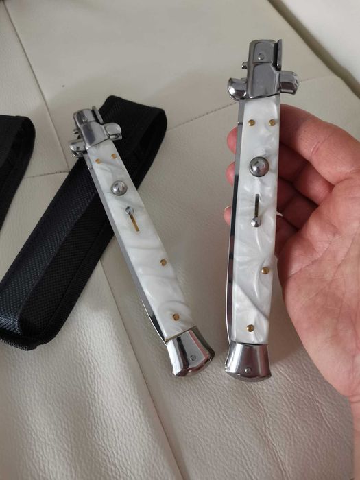 Briceag italian stiletto 34 cm în cutie și husă nou sigilat