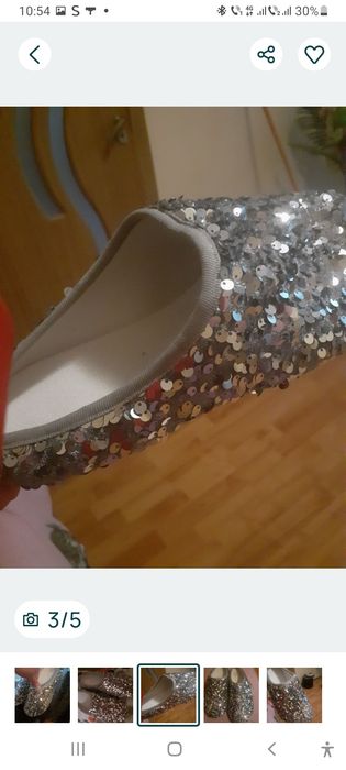 Papuci cu Paiete Dama Marime 37 NOU