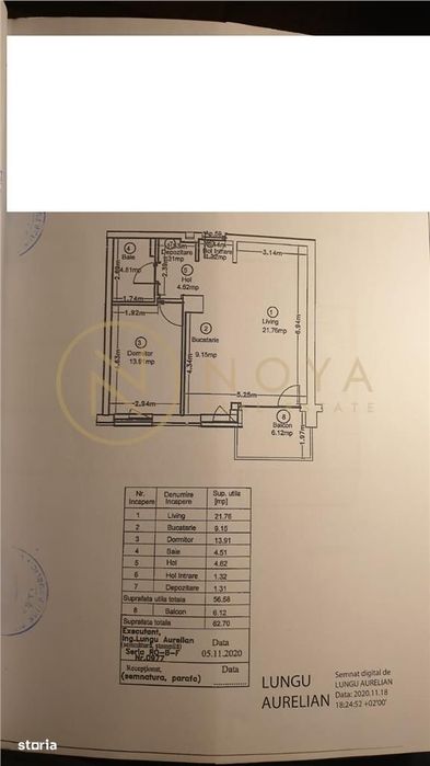Apartament cu 2 camere Pipera
