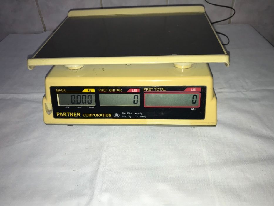 Cantar Partner OAP-15K Capacitate 15kg Afisaj LCD