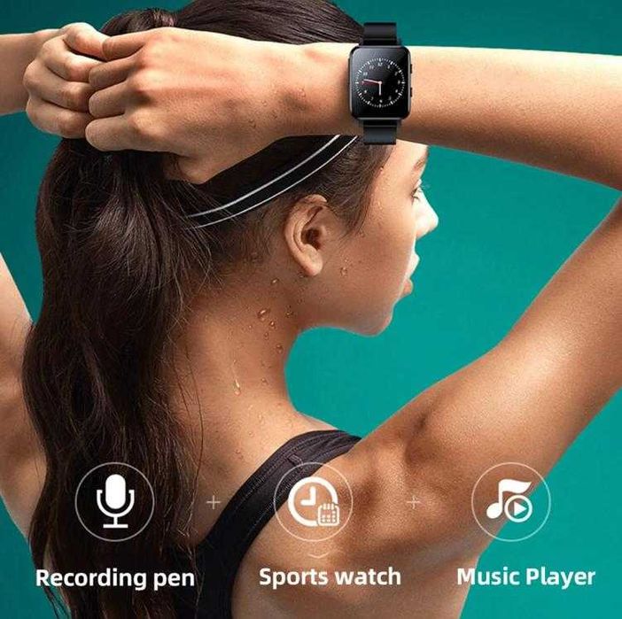 Смарт Часовник 8Ядра TouchScreen Диктофон Глас Активaция АудиоРекордер
