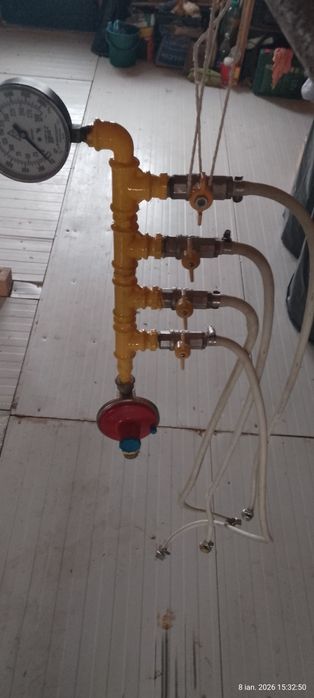 Kit pentru  4 butelii GPL