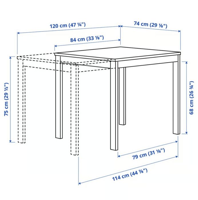 Masa extensibila Ikea Vihals stare buna - foarte buna