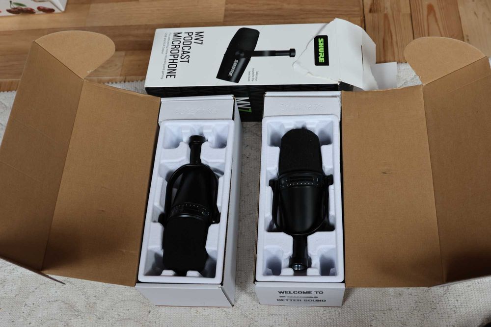 Ветробрани Shure RK345 Black 2 бр. за микрофоните SM7A и SM7B