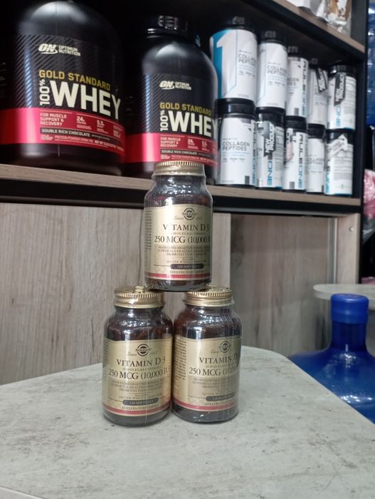 Vitamin D3 Solgar 250mcg 10000 iu 120 softgels