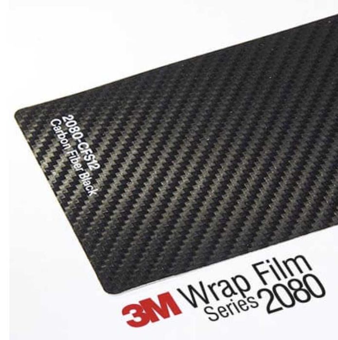 3M Автомобилно фолио за таван капак черен мат металик карбон камуфлаж