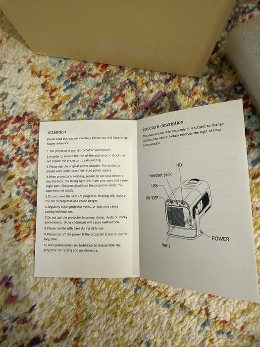 Mini Proiector Inteligent (nou) Magcubic HY320