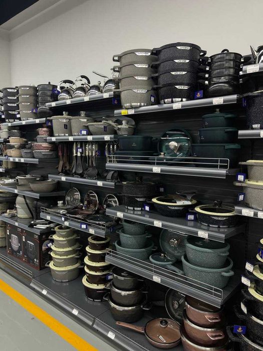 Oziq ovqat uchun polkalar va omborlar uchun temir polkalar va stellaj