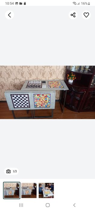 Раскладная парта в стиле лофт