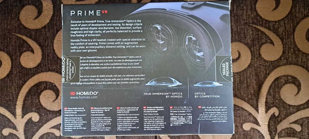 Очила за виртуална реалност Homido Prime, нови