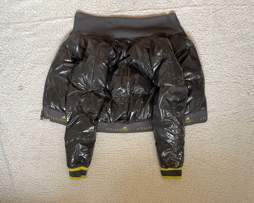 Geaca gri fete femei Adidas x Stella McCartney