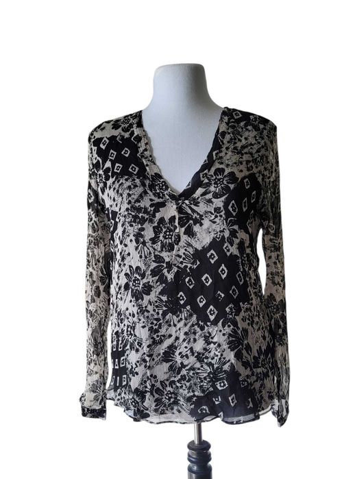 Massimo Dutti дамска блуза коприна р.S Италия