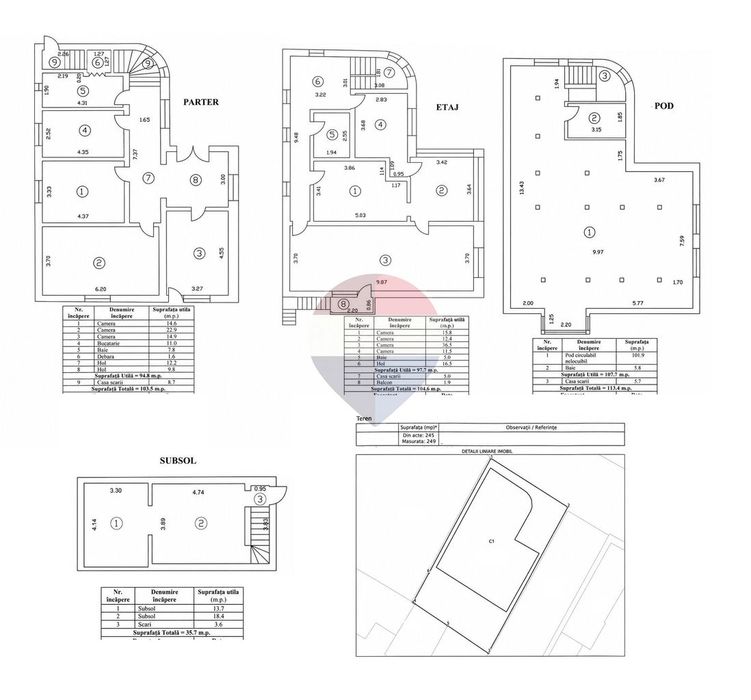 Vila 336 mp 7 camere - locuință, grădiniță, clinică - Drumul Taberei