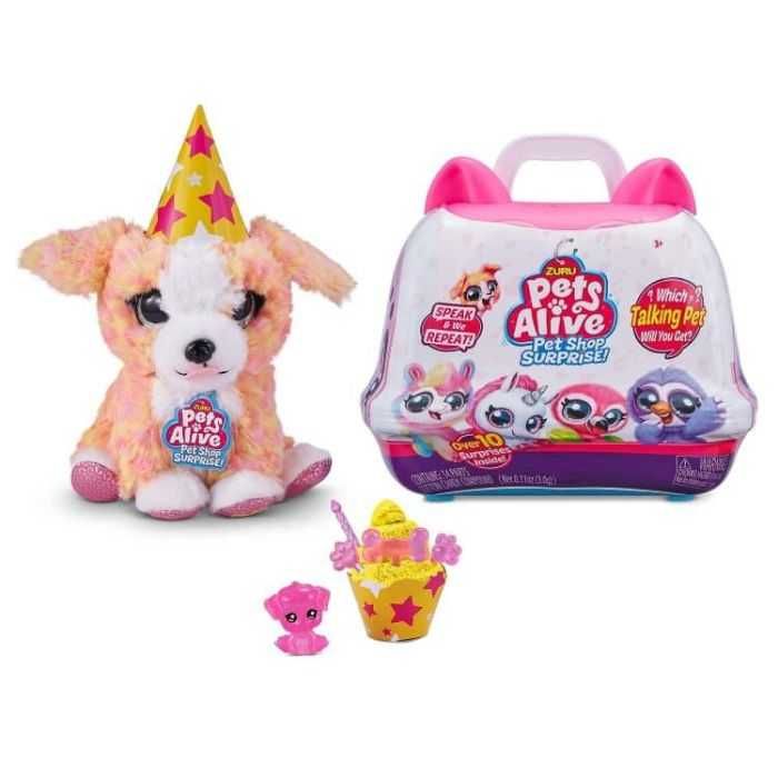 Чанта с Плюшена играчка изненада и изненади Zuru Pets Alive