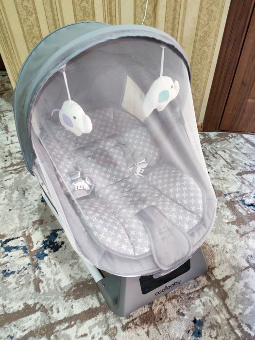 Детская электронная колыбель-качалка Coolbaby
