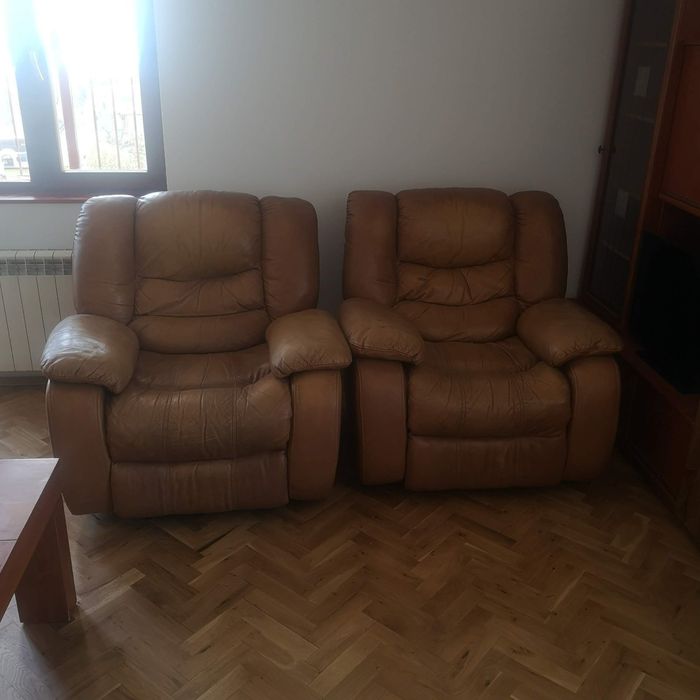 Кожени фотьойли 2 броя