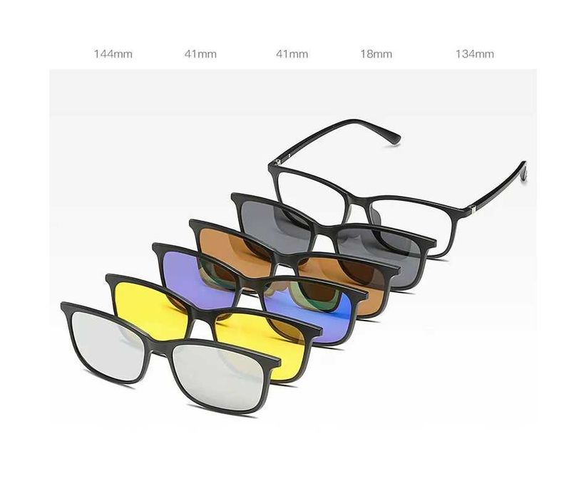 Rama Ochelari Vedere Clip On Polarizat /  Magnetic / 2 Modele