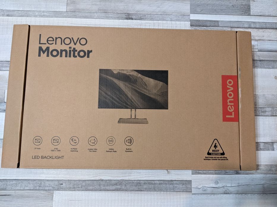 Monitor LED IPS LENOVO L27i-4A 27" Full HD 100Hz Boxe nou garantie