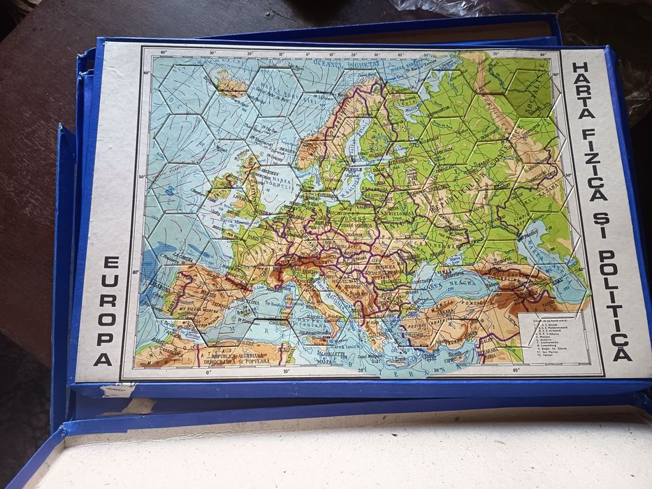 Joc perioada rar 1976 puzzle românesc stare fb