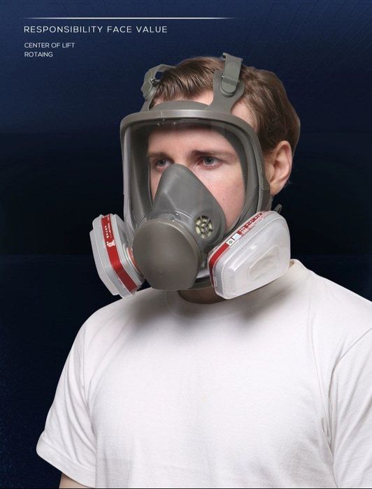 Респиратор маска полнолицевая ишлаб чикарилиши хитй сифати ало