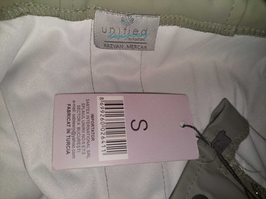 Jachetă lungă curcubeu deosebită Cătălin Botezatu si alti designeri