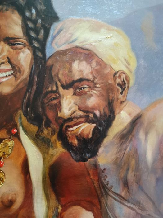 Tablou vechi ulei pe panza