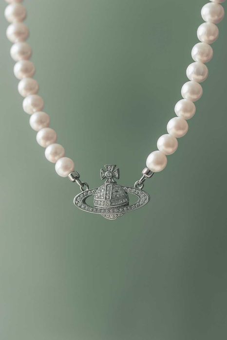 Colier perle naturale Vivien Westwood - 20%| Livrare Gratis Bucuresti