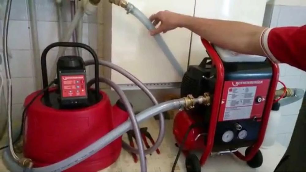 Промывка систем отопления