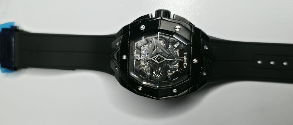 ublot black and silver