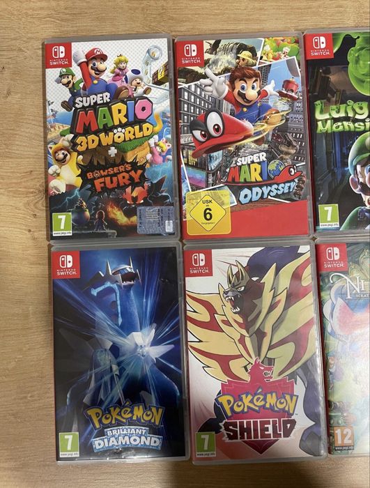 Lot Jocuri Nintendo Switch ( Super Mario, Pokemon si altele)