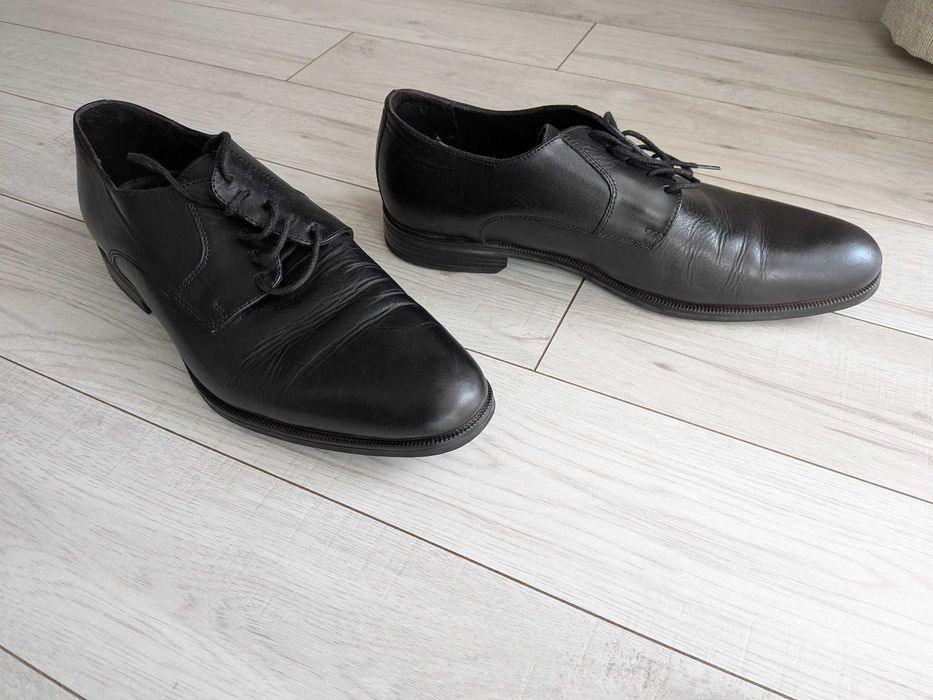 Pantofi negri piele naturala Bigotti - marime 43