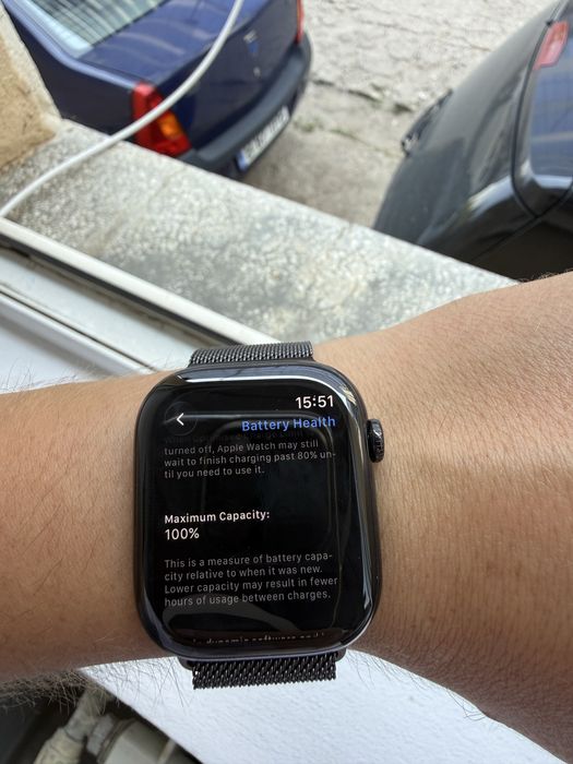 Vând Apple Watch Series 10 GPS + Cellular 46 mm Titanium ÎN GARANȚIE Impecabil