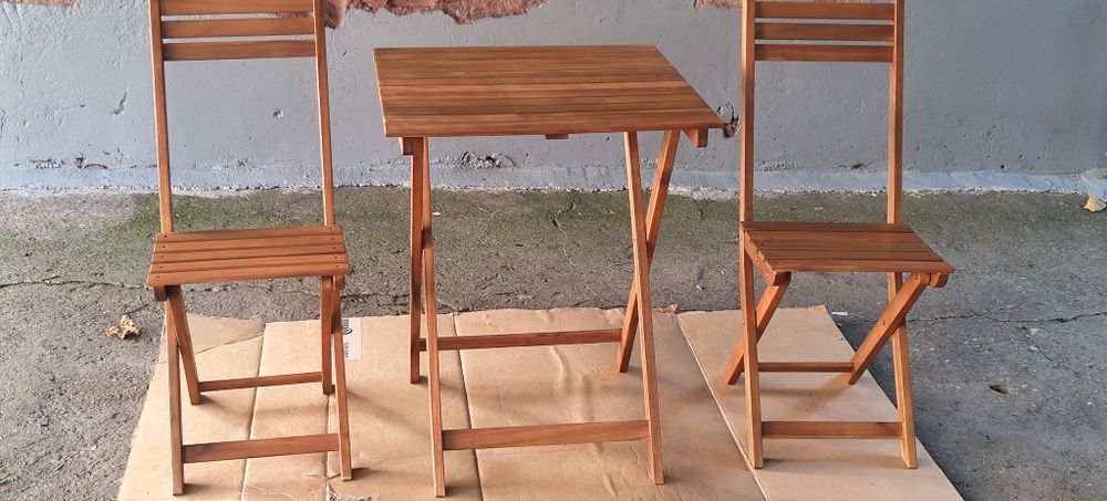 Сет за тераса маса +2 стола ТОП