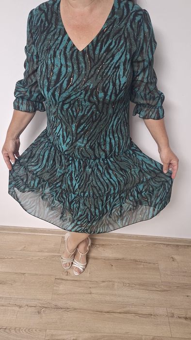 Rochie din mătase voal mărimea 48