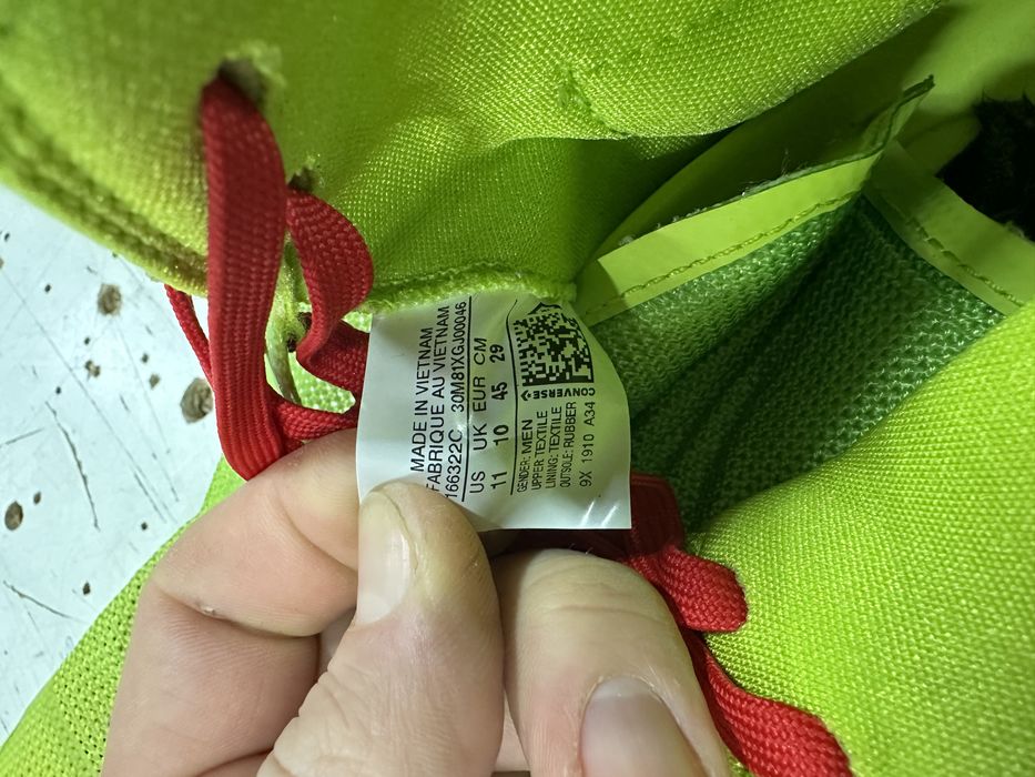 Converse All Star Pro BB Hi "Grinch" Lime Red Bold Volt Black