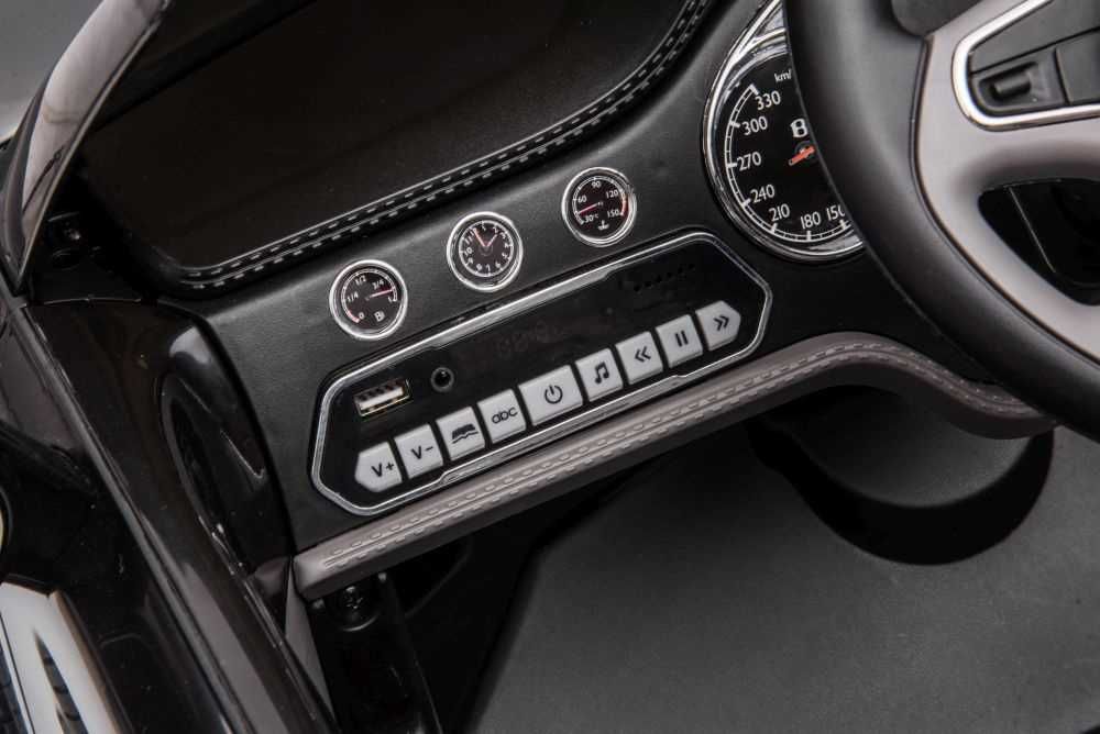 Masinuta electrica copii Bentley Mulsanne 12V, 2x45W, Negru