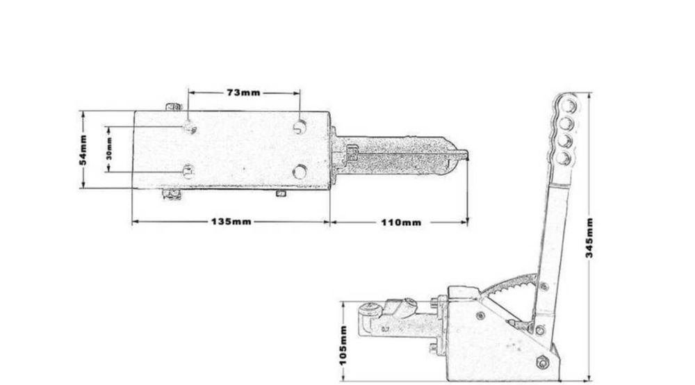 Хидравлична Ръчна Спирачка TurboWorks B04